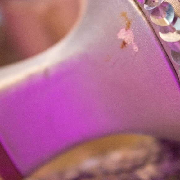 Silver Sequin Shoes HP  - Great Condition - Picture 7 of 7